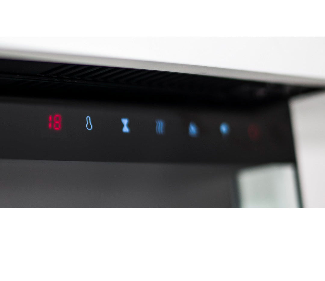 Alchemy Fireplaces 60" Wall Mounted Electric Fireplace with White MDF Mantel, Dual Heat & LED Flame Colours