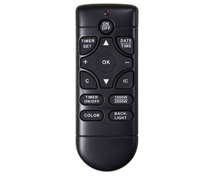 Alchemy Fireplaces 35" Wall Mounted Curved Electric Fireplace – White Glass, 7 LED Flame Colours, Log Effect, Remote & Thermostat