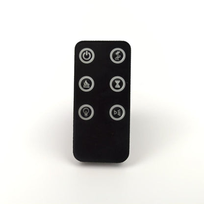 Alchemy Fireplaces 50” Wall Mounted Electric Fireplace with White Glass, 10 LED Flame Colours & Ambient Side Lights